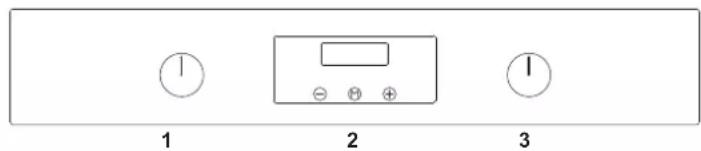 BERTAZZONI F605HEREKAX - COMMANDES DU FOUR À 2 BOUTONS - 3