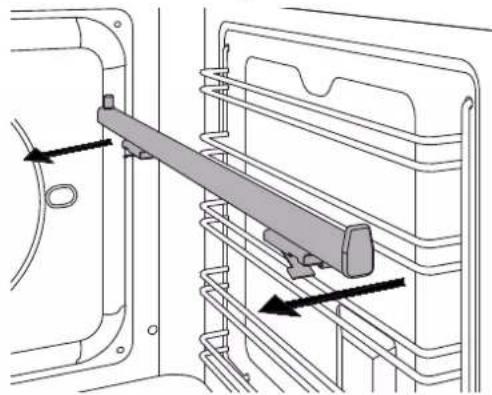 BERTAZZONI F605HEREKAX - Removing the Telescopic Rails - 1