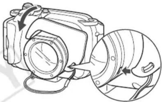 CANON WP-DC36 - ストラップを取り付け、長さを調 節します。 - 2