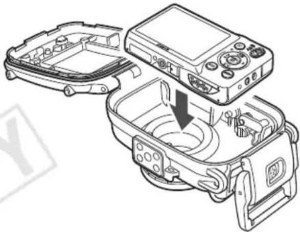 CANON WP-DC36 - Appliquez de la graisse au silicone sur le joint d'étanchéité. - 3
