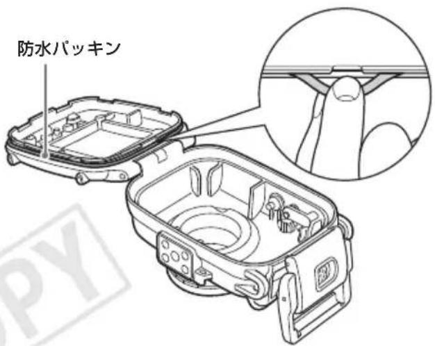 CANON WP-DC36 - 取り外しかた - 2
