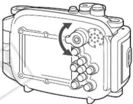 CANON WP-DC36 - Chiudere la custodia. Assicurarsi che la guarniz - 1