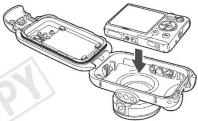CANON WP-DC41 - ケースにカメラを入れます - 1