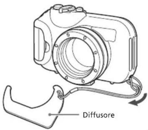 CANON WP-DC41 - Collegare la cinghietta. - 2