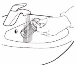 INDESIT BI WDIL 861485 EU - NETTOYAGE DU FILTRE À EAU/ÉVACUATION DE L'EAU RÉSIDUELLE - 5