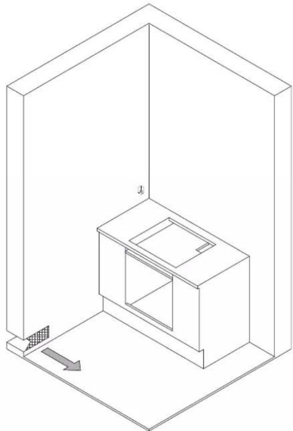 BERTAZZONI P905LHERAC - VENTILACIÓN DE LOS LOCALES - 1