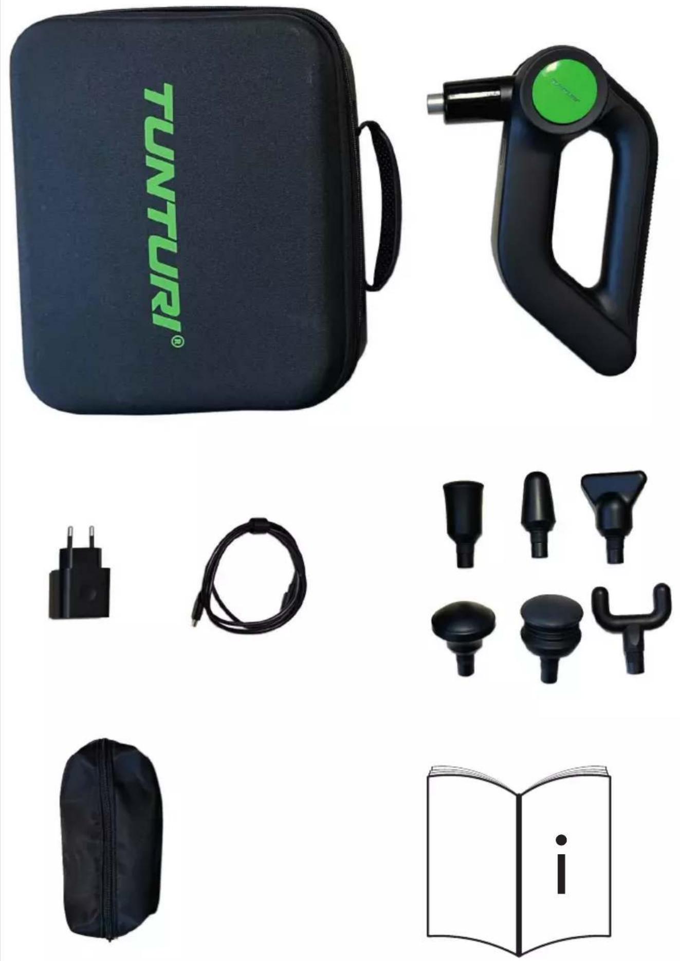 TUNTURI Massage Gun Pro MG70 - Attention, Achtung, Attention, Attentie, Attenzione, Atención, Giv akt, Huomio - 2