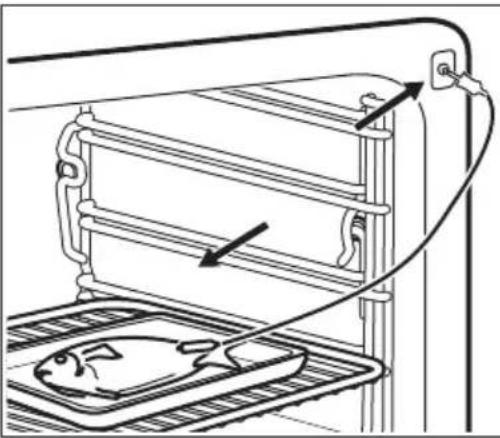 ELECTROLUX B68SV6380B - Käyttöohje: Paistolämpömittari - 1