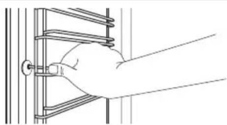 ELECTROLUX B57PV2361B - Comment retirer : Supports de grille - 1