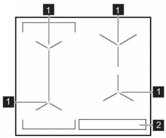 ELECTROLUX I64AV423FB - Agencement des zones de cuisson - 1