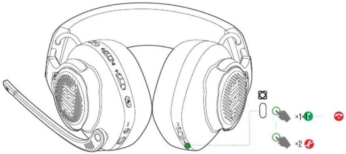 JBL Quantum 910X - COMMANDES DES APPELS - 1