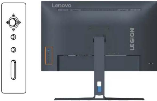 LENOVO Legion R27fc-30 - Contrôles du moniteur - 1