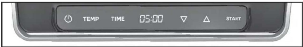TEMP TIME 05:00 ▽ △ START