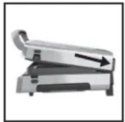GEORGE FOREMAN GRD6090B - FLOATING HINGE - 1