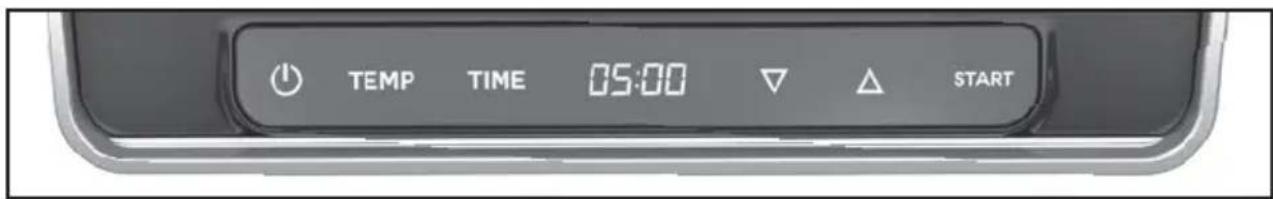 TEMP TIME 05:00 ▼ △ START