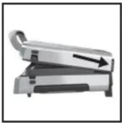 GEORGE FOREMAN GRD6090B - CHARNIÈRE RÉGLABLE - 1