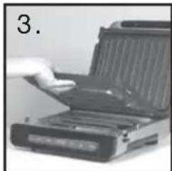 GEORGE FOREMAN GRD6090B - BEFORE FIRST USE - 2