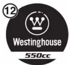 WESTINGHOUSE WGen11500TFc - Symboles de sécurité - 2