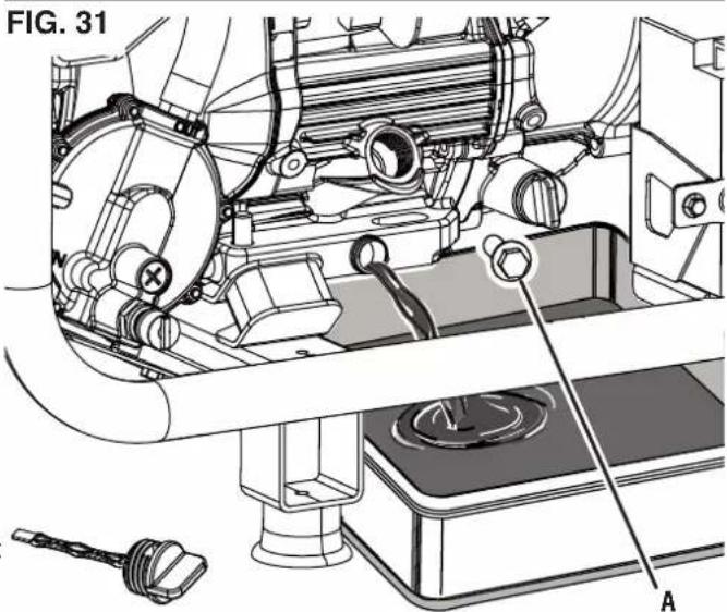 WESTINGHOUSE WGen11500TFc - Pour changer l'huile moteur : - 2