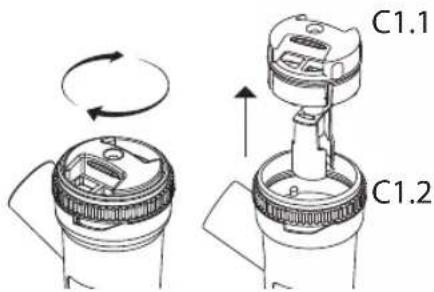 Flaem NebulFlaem 4.0 - HOW TO USE THE RF9 NEBULISER WITH PARTICLE SIZE REGULATOR AND VALVE SYSTEM - 6