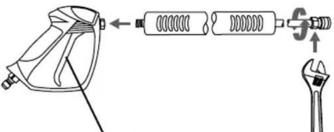 Simpson 95006 - Assembler le pistolet de pulvérisation - 1