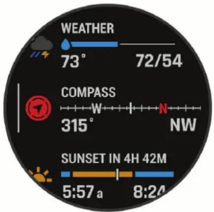 GARMIN D2 Mach 1 Pro - Appuyez sur UP ou DOWN. - 1