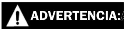 ADVERTENCIA:
