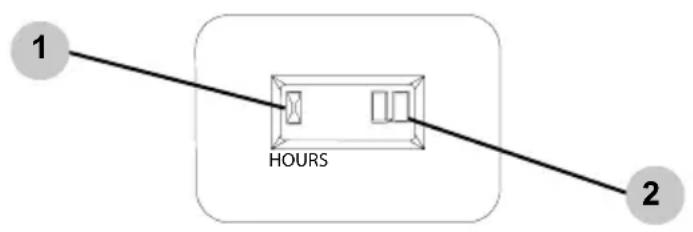 Simpson 95005 - HOUR METER (If equipped) - 1