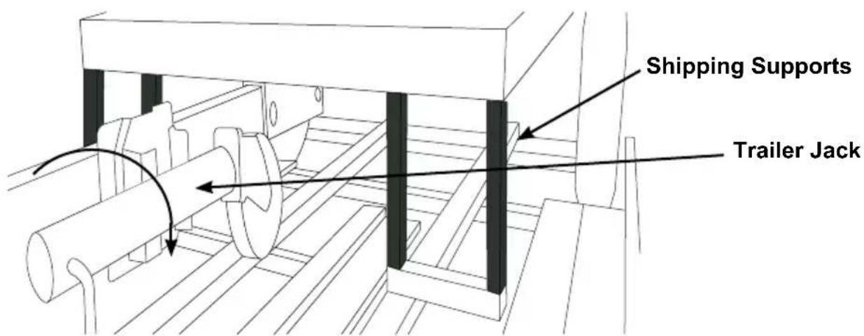 Shipping Supports Trailer Jack
