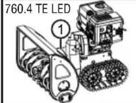 AL-KO SnowLine 760.4 TE LED - OkomnJIeKToBka Ha IOCTaBkata - 2