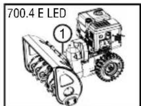 AL-KO SnowLine 760.4 TE LED - Contenu de la livraison - 1