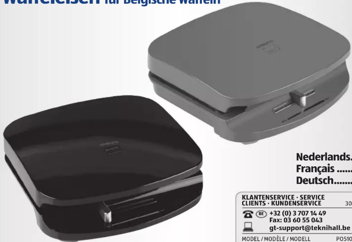 Ambiano GT-SF-WEB-04 - Wafelijzer - 1