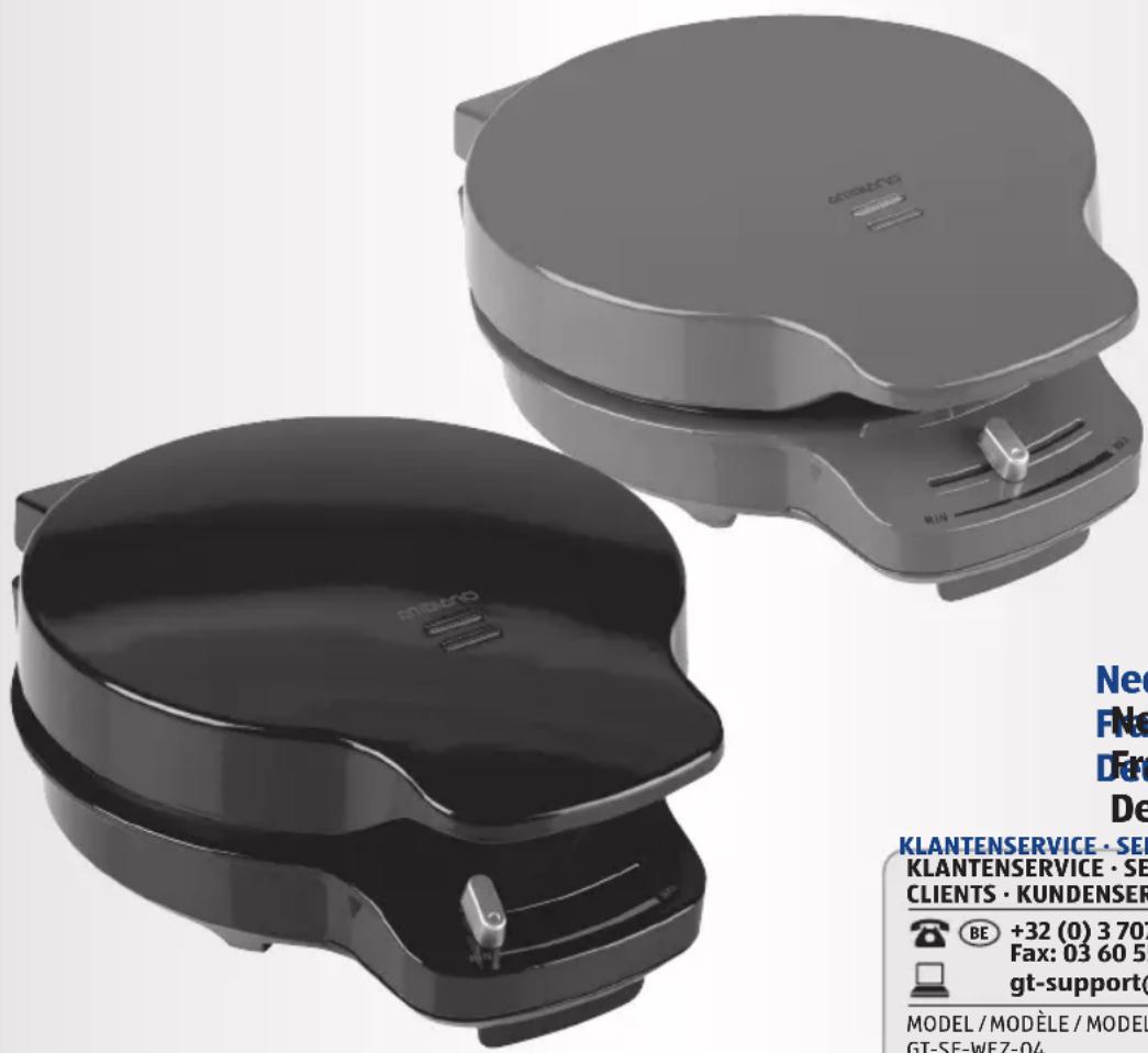 Ambiano GT-SF-WEZ-04 - Gaufrier eoreur Waffleisen herzfolnig - 1