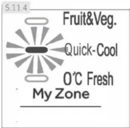 5.11.4 Fruit&Veg. Quick-Cool O°C Fresh My Zone