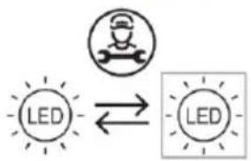 HAIER HTR7720DNGW - Replacing the LED-lamps - 1