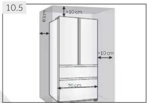 10.5 Ø1cm >10 cm >10 cm 70 cm