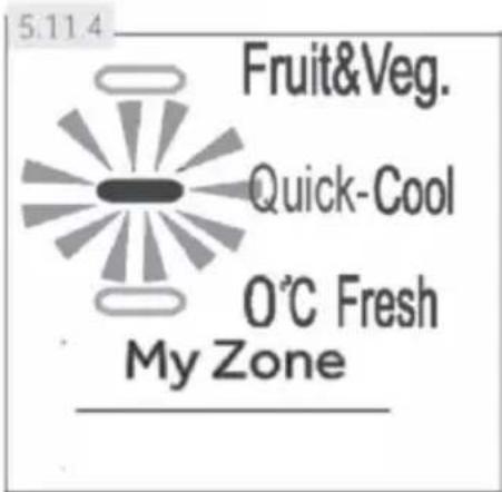 5.11.4 Fruit&Veg. Quick-Cool O°C Fresh My Zone