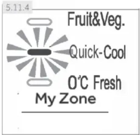 5.11.4 Fruit&Veg. Quick-Cool O°C Fresh My Zone