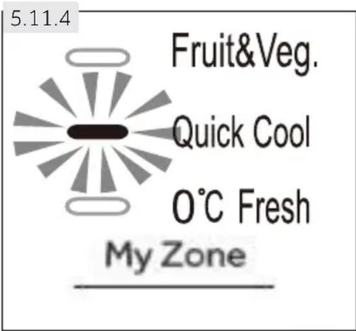 5.11.4 Fruit&Veg. Quick Cool O°C Fresh My Zone