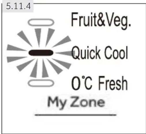 5.11.4 Fruit&Veg. Quick Cool O°C Fresh My Zone