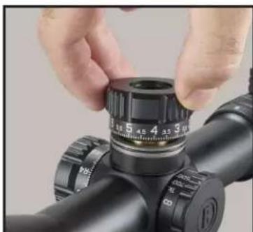 BUSHNELL Elite Tactical DMR3 - RESETTING THE ELEVATION TURRET - 2