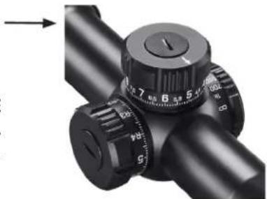 BUSHNELL Elite Tactical DMR3 - ASEGÚRESE DE QUE LA TORRETA DE RESISTENCIA AL VIENTO ESTÁ DESBLOQUEADA HACIA AFUERA ANTES DE HACER AJUSTES. - 1