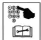 AL-KO Robolinho 550 W - Symbols on the appliance - 1