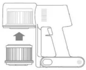 DREAME R10 Pro - Installing the filter - 1