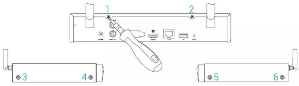 EZVIZ X5C - Installazione di un disco rigido - 1