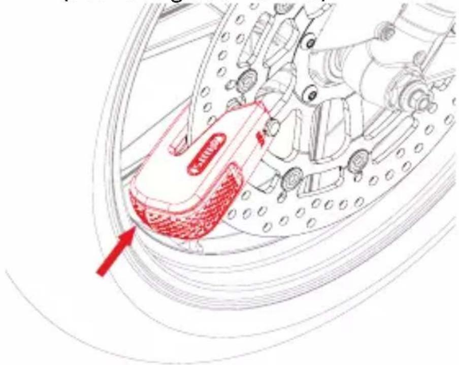 ABUS 8078 - Slotlichaam indrukken (activeringstoon klinkt) - 1