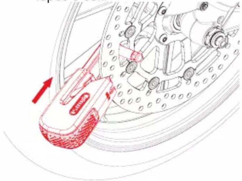 ABUS 8078 - 4/21 Нажать на корпус замка - 8