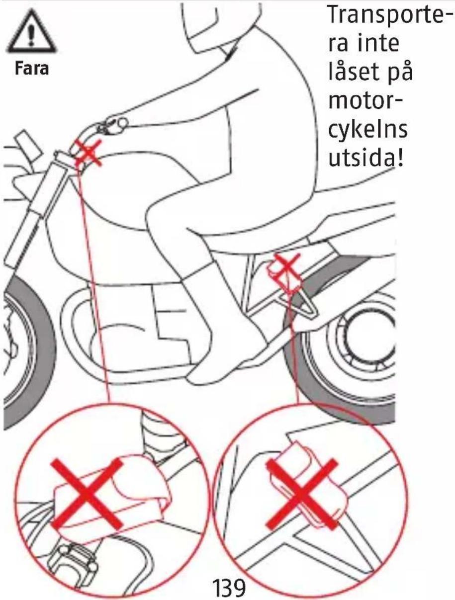 ABUS 8078 - Dra bort låskroppen med lätt kraft från bromsskivan, låset öppnas automatiskt. - 2