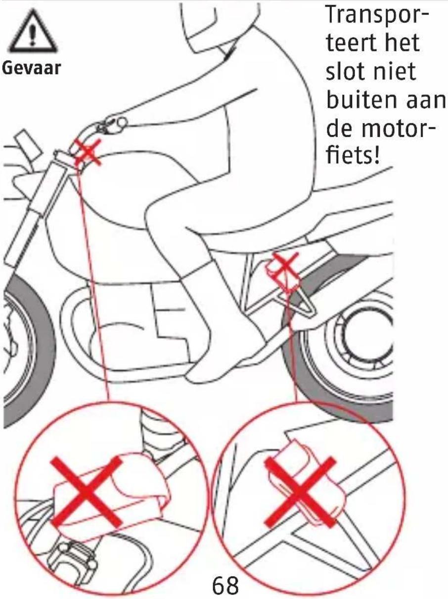 ABUS 8078 - Slotlichaam met lichte kracht van remschijf wegtrekken, slot opent automatisch - 4