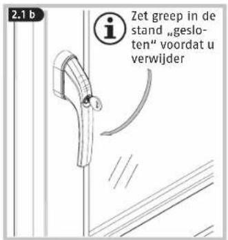 ABUS WINTECTO One - Demontage bestaande greep - 2